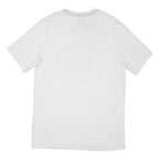 TRUE RELIGION Mens White Graphic T-Shirt L Short Sleeve Crew Neck Buddha Logo