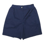 ARCHITECT Womens Shorts Blue Casual Plain XS W26 Comfortable Cotton Blend