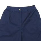 ARCHITECT Womens Shorts Blue Casual Plain XS W26 Comfortable Cotton Blend