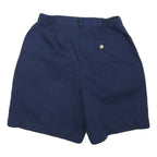 ARCHITECT Womens Shorts Blue Casual Plain XS W26 Comfortable Cotton Blend