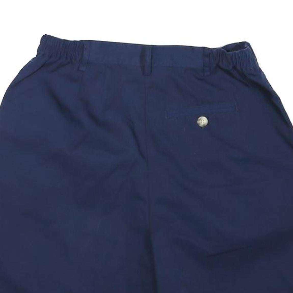 ARCHITECT Womens Shorts Blue Casual Plain XS W26 Comfortable Cotton Blend