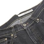 DKNY Womens Jeans Black Regular Straight Denim Medium W28 L30 Classic Fit Zip