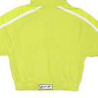 NIKE Mens Yellow Pullover Hoodie M Polyester Blend Lightweight Zip Sportswear