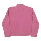 THE NORTH FACE Womens Pink Plain Pullover Knit Jumper Crew Neck L Fleece Thermal
