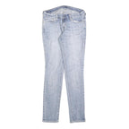 LEVI'S Womens Slim Blue Denim Light W26 L30 Slim Fit Jeans Zip Closure