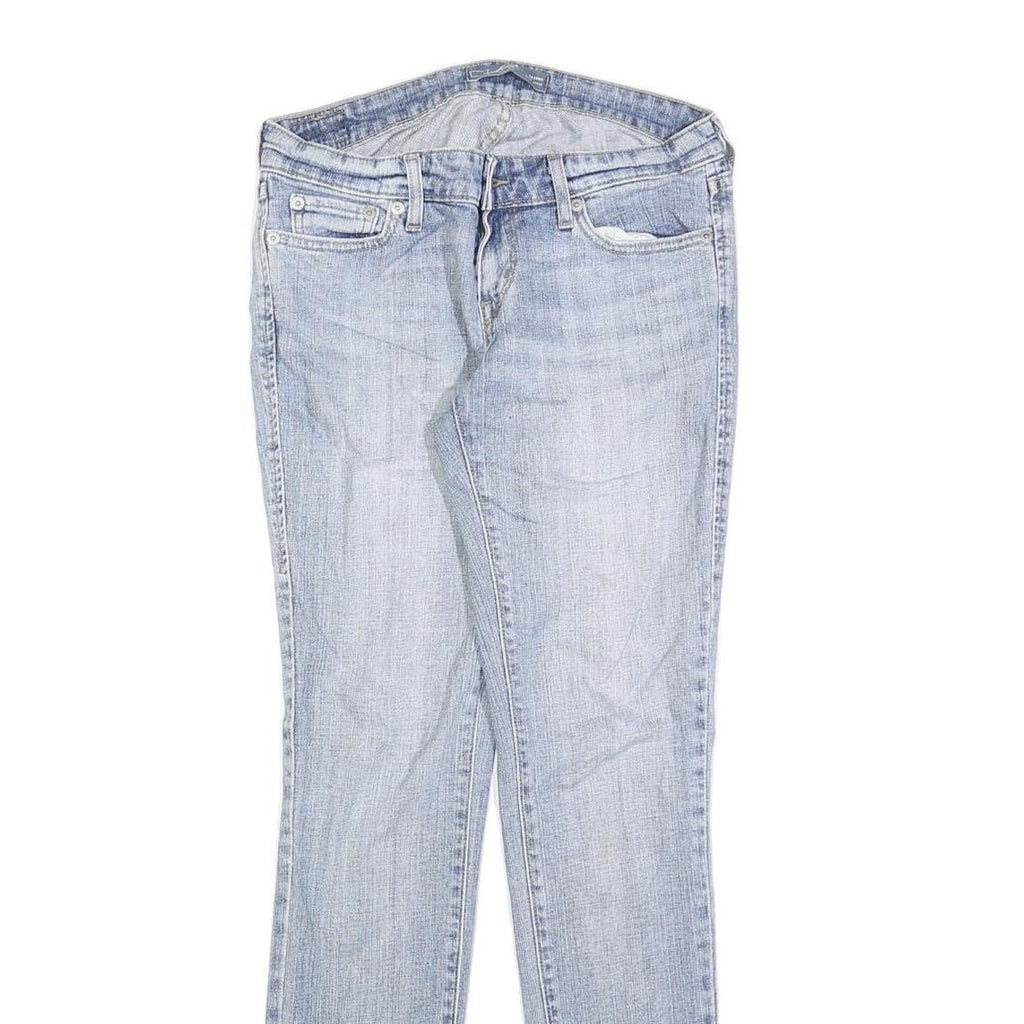 LEVI'S Womens Slim Blue Denim Light W26 L30 Slim Fit Jeans Zip Closure