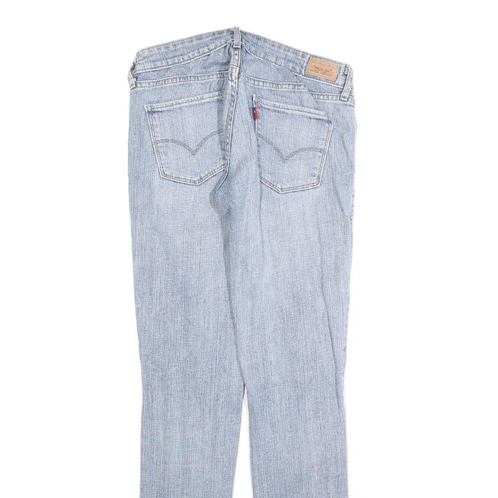 LEVI'S Womens Slim Blue Denim Light W26 L30 Slim Fit Jeans Zip Closure