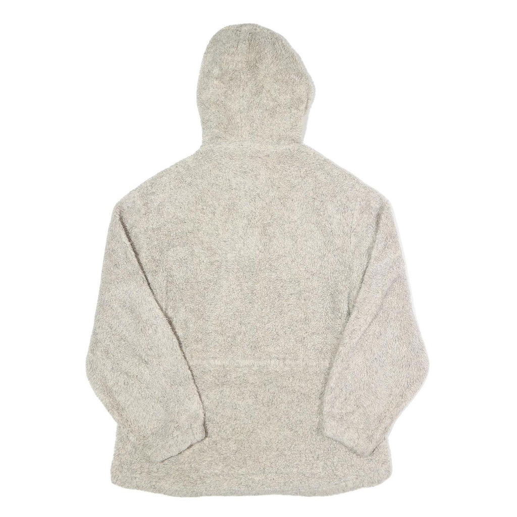 WOOLRICH Womens Beige Hooded Jacket S Polyester Blend Zip Casual Outerwear