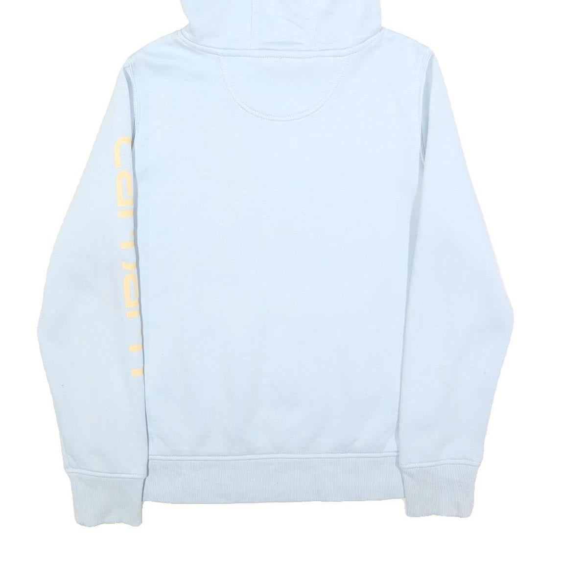 CARHARTT Womens Blue Hoodie S Cotton Blend Casual Pullover Sweatshirt