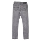 LEVI'S 519 Jeans Mens Grey Slim Skinny Stone Wash W32 L32