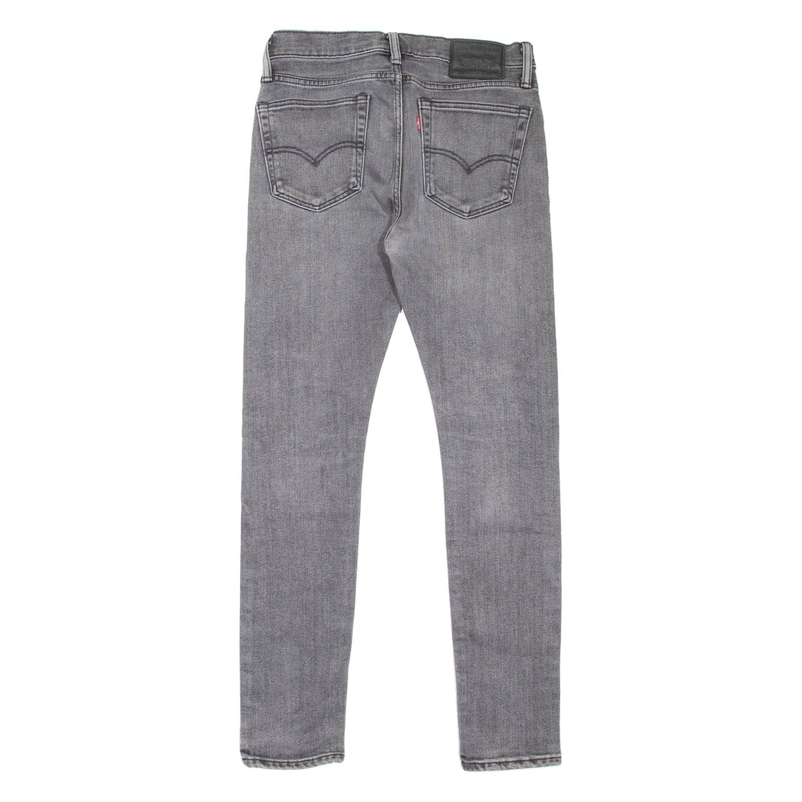 LEVI'S 519 Jeans Mens Grey Slim Skinny Stone Wash W32 L32