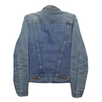 WRANGLER Mens Blue Denim Jacket S Cotton Button Classic Chest Pockets