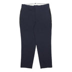 POLO RALPH LAUREN Mens Wool Blend Navy Black Regular Fit Trousers W31 L25