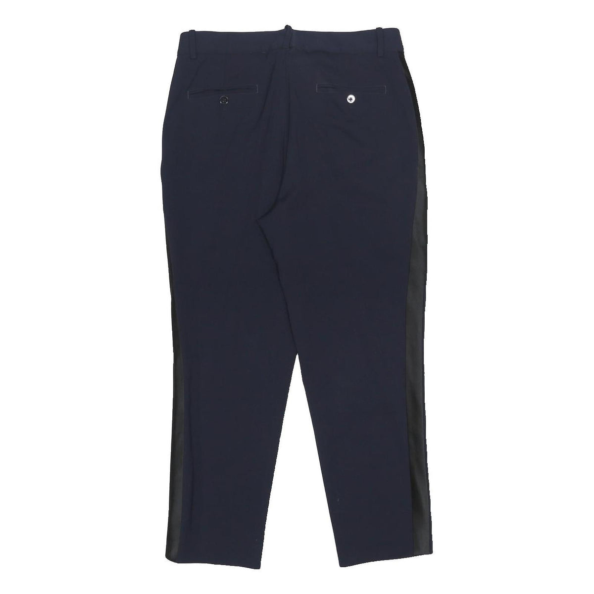 POLO RALPH LAUREN Mens Wool Blend Navy Black Regular Fit Trousers W31 L25