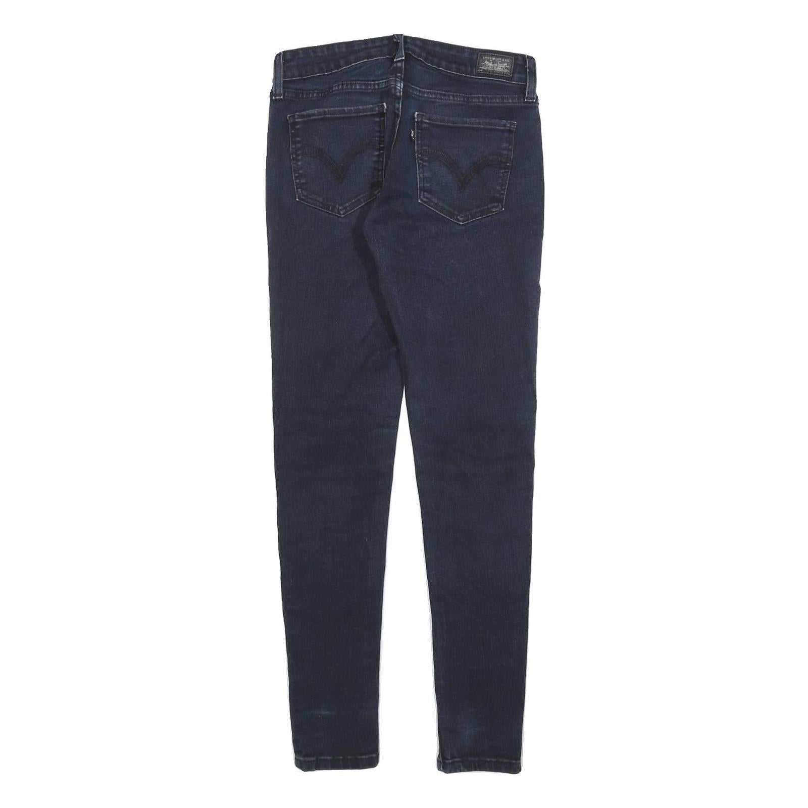 LEVI'S 535 Womens Jeans Blue Slim Skinny Denim Medium W27 L30 Stretch Legging