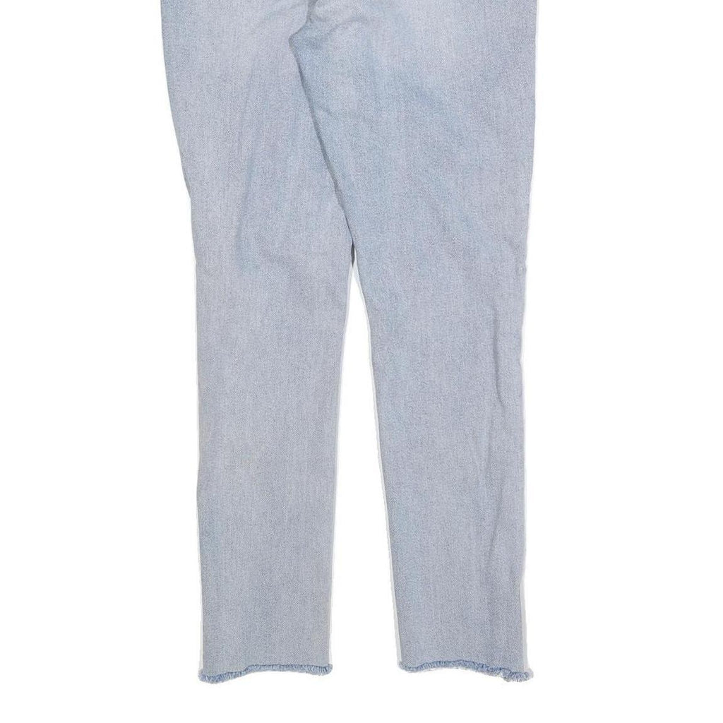 LEVI'S 711 Womens Slim Blue Denim Light W31 L28 Distressed Casual Jeans