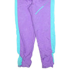 MERCEDES-BENZ Mens Joggers Purple & Aqua Blue Slim Tapered S W32 L30 Polyester