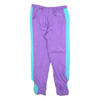 MERCEDES-BENZ Mens Joggers Purple & Aqua Blue Slim Tapered S W32 L30 Polyester