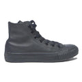 CONVERSE Womens Leather High Top Trainers Black UK 3.5 Classic Footwear