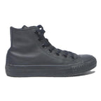 CONVERSE Womens Leather High Top Trainers Black UK 3.5 Classic Footwear