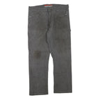 DICKIES Mens Regular Fit Cotton Blend Jeans Black W38 L32 Utility Workwear