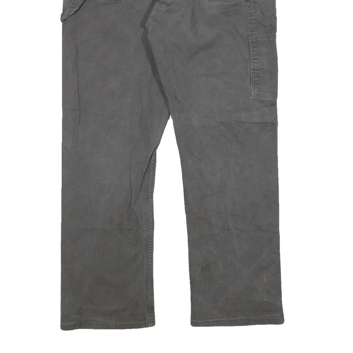 DICKIES Mens Regular Fit Cotton Blend Jeans Black W38 L32 Utility Workwear