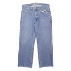 HARLEY DAVIDSON Mens Jeans Blue Relaxed Straight Denim Medium W34 L28 Casual