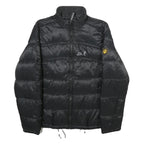 JACK WOLFSKIN Womens Black Outdoor Jacket UK 10 Polyamide Puffer Zip Up