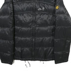 JACK WOLFSKIN Womens Black Outdoor Jacket UK 10 Polyamide Puffer Zip Up