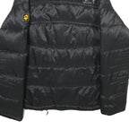 JACK WOLFSKIN Womens Black Outdoor Jacket UK 10 Polyamide Puffer Zip Up