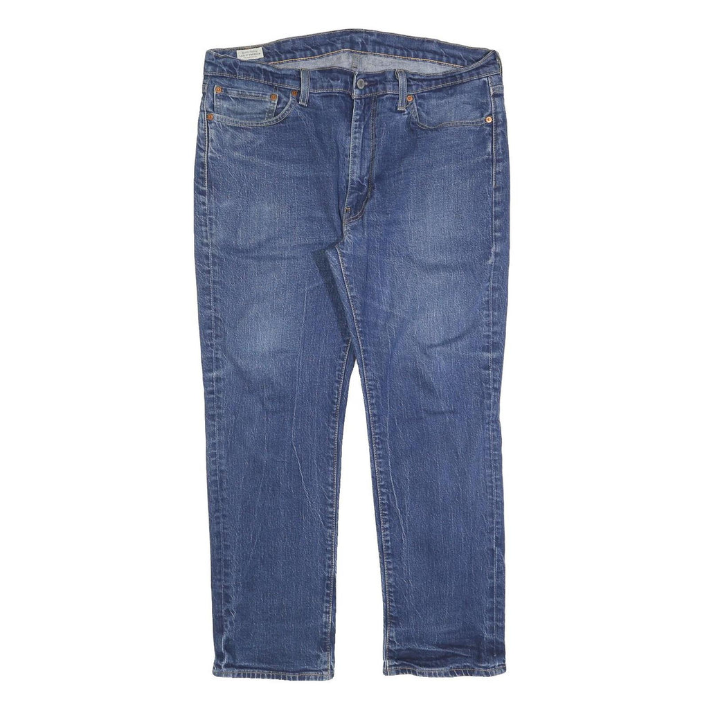 LEVI'S 514 BIG E Mens Jeans Blue Classic Straight Denim Medium W38 L30 Zip