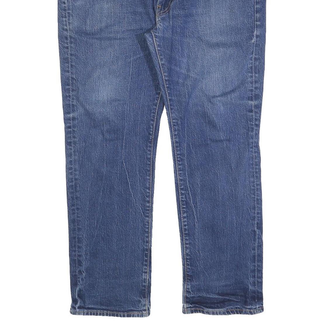 LEVI'S 514 BIG E Mens Jeans Blue Classic Straight Denim Medium W38 L30 Zip