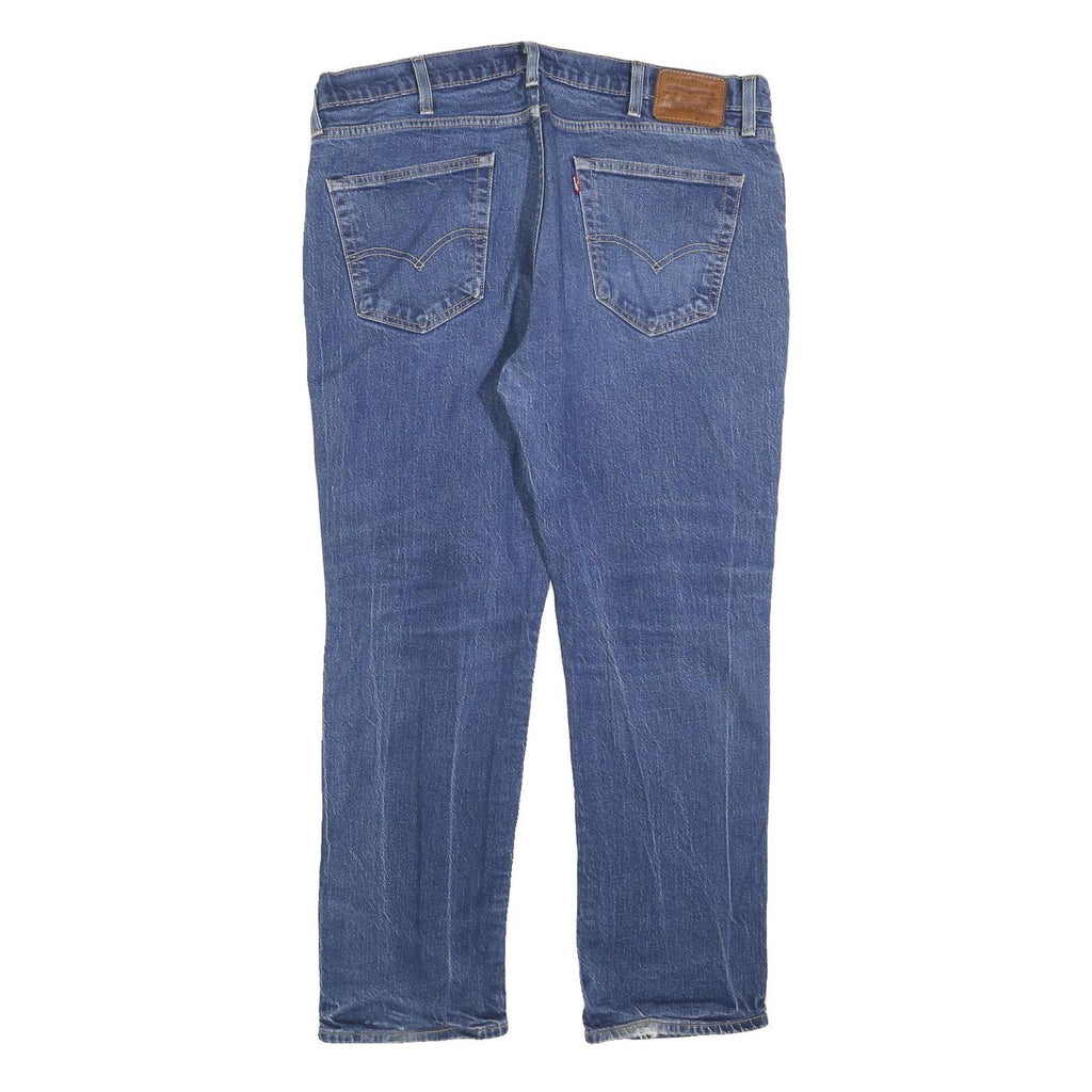 LEVI'S 514 BIG E Mens Jeans Blue Classic Straight Denim Medium W38 L30 Zip