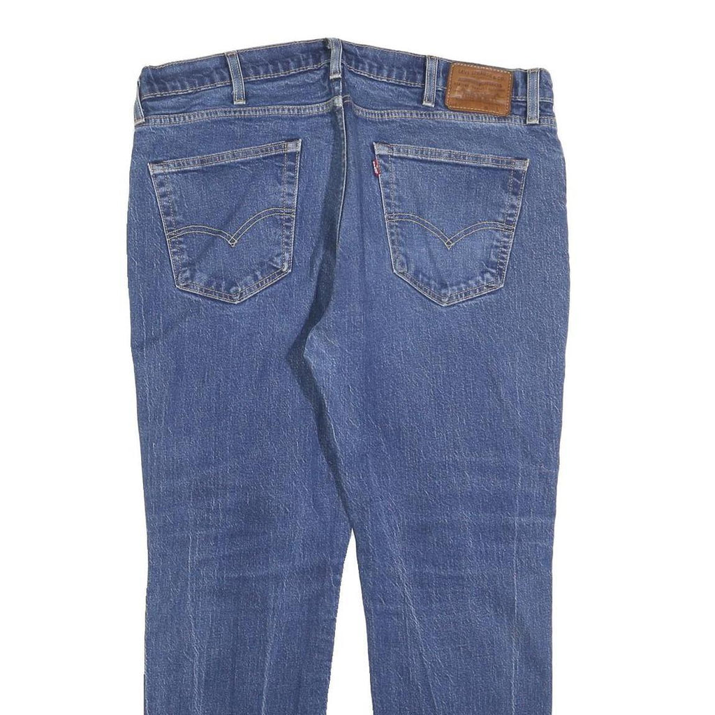 LEVI'S 514 BIG E Mens Jeans Blue Classic Straight Denim Medium W38 L30 Zip