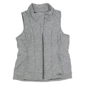 THE NORTH FACE Womens Grey Sleeveless Jacket L Polyester Puffer Outdoor Zip Vest