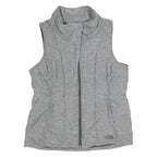 THE NORTH FACE Womens Grey Sleeveless Jacket L Polyester Puffer Outdoor Zip Vest
