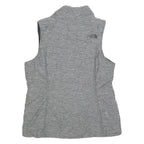 THE NORTH FACE Womens Grey Sleeveless Jacket L Polyester Puffer Outdoor Zip Vest