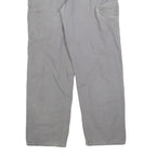 CARHARTT Mens Cotton Blend Grey Loose Straight Trousers W38 L34 Workwear