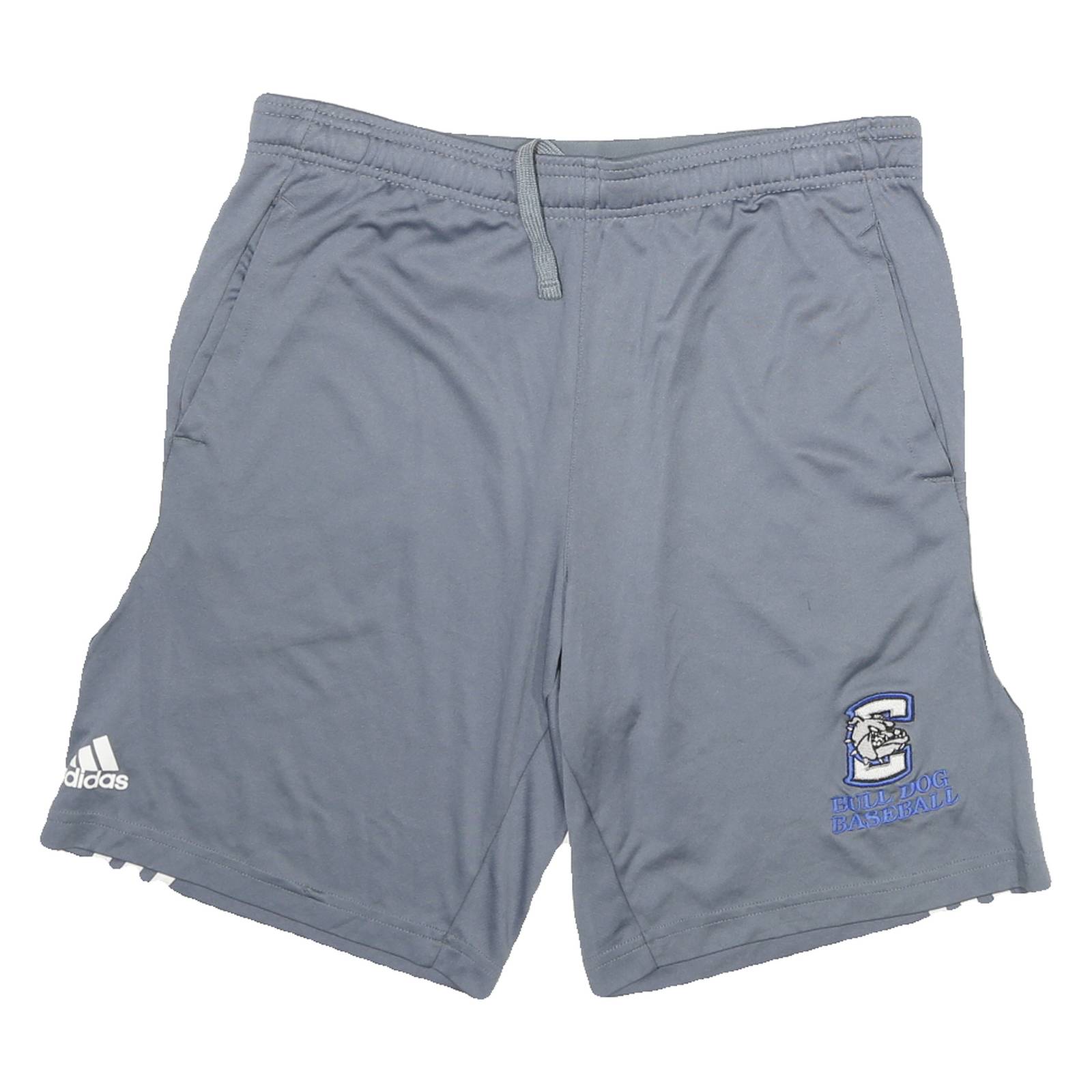 NIKE Mens Grey Casual Shorts Bulldog Baseball M W32 Adidas Style