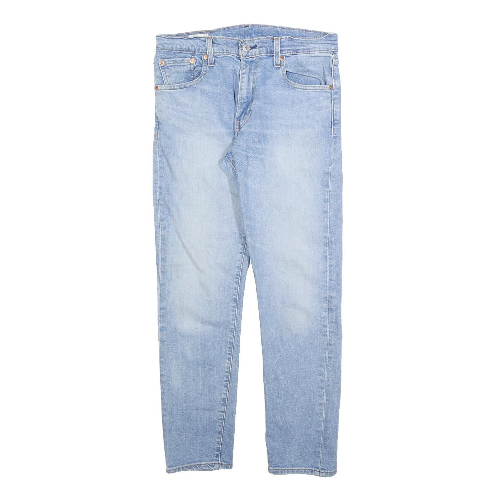 LEVI'S 512 BIG E Mens Jeans Blue Slim Skinny Denim Light W30 L30 Premium Fit