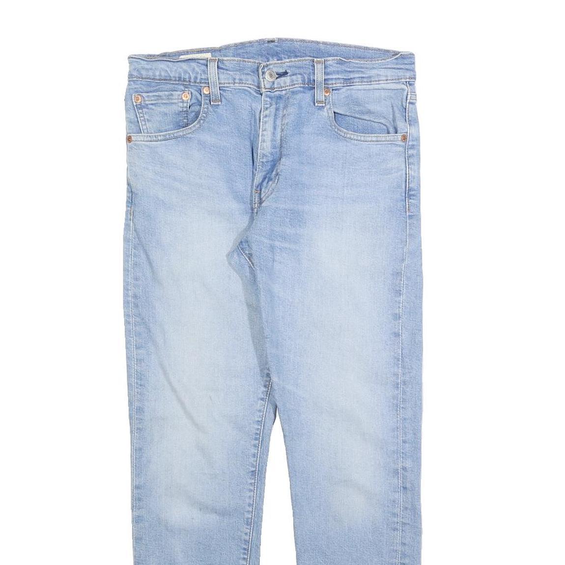 LEVI'S 512 BIG E Mens Jeans Blue Slim Skinny Denim Light W30 L30 Premium Fit