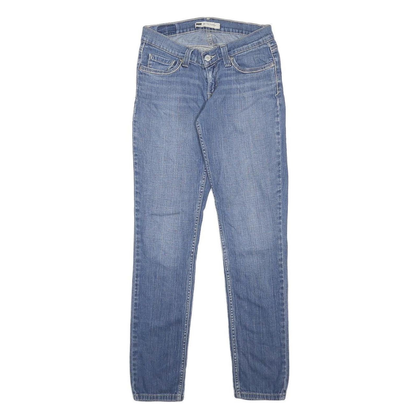 LEVI'S 524 Womens Jeans Blue Slim Skinny Denim Medium W26 L31 Stretch Cotton