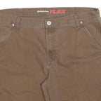 DICKIES Mens Shorts Brown Casual L W36 Flex Cotton Blend Workwear
