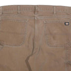 DICKIES Mens Shorts Brown Casual L W36 Flex Cotton Blend Workwear