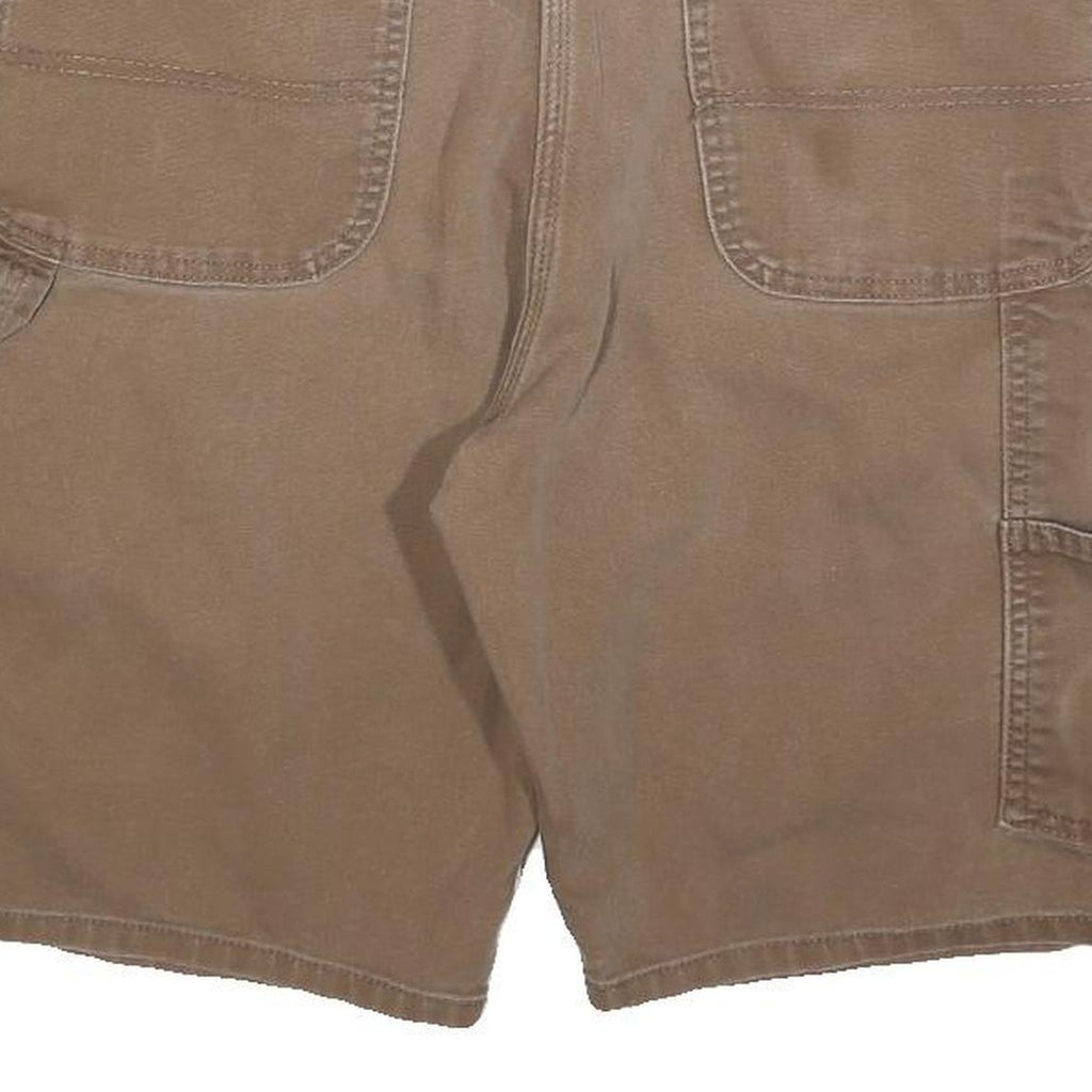 DICKIES Mens Shorts Brown Casual L W36 Flex Cotton Blend Workwear