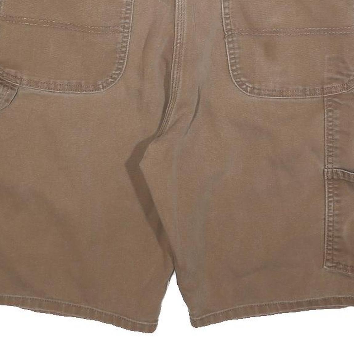 DICKIES Mens Shorts Brown Casual L W36 Flex Cotton Blend Workwear