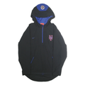 NIKE Mens Black Blue MLB Pullover Jacket S Polyester Hooded Sportswear