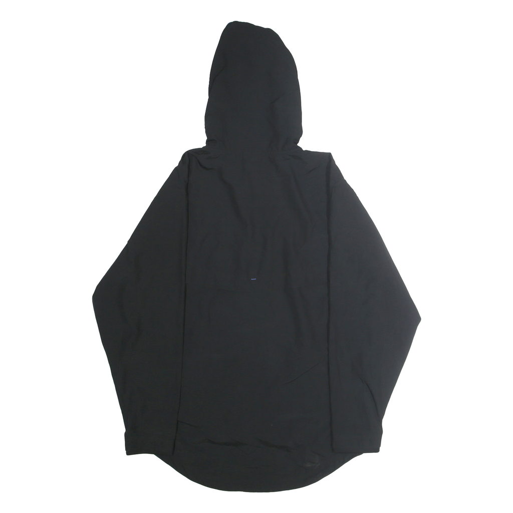 NIKE Mens Black Blue MLB Pullover Jacket S Polyester Hooded Sportswear