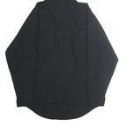 NIKE Mens Black Blue MLB Pullover Jacket S Polyester Hooded Sportswear