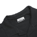 KAPPA Mens Black Cotton Polo Shirt L Short Sleeve Basic Logo Embroidered